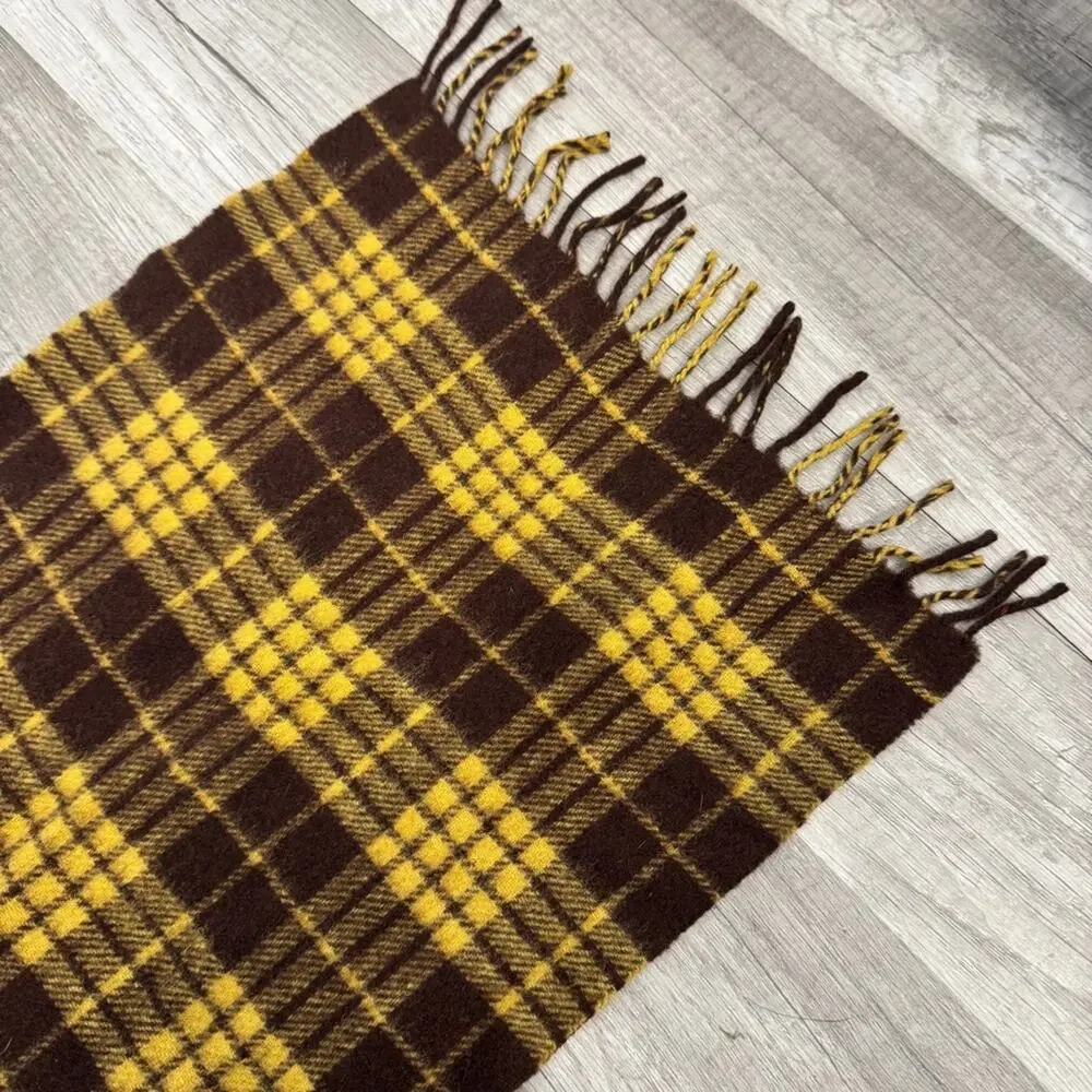 Vintage wool plaid